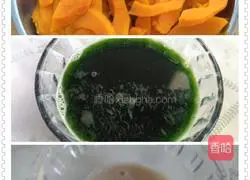 Illustration of how to make colorful rose rolls 1