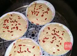 Illustration of how to make jujube and cornmeal cakes 5