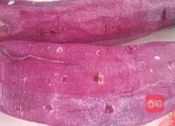 Purple sweet potato rose roll recipe 1