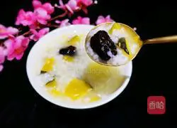 Illustration of how to make pumpkin, candied dates and rice porridge 11