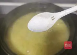 Illustration of how to make millet and shrimp porridge 12