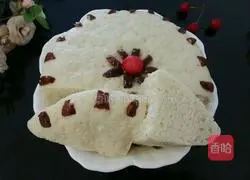 Illustration of how to make bean dregs hair cake 10