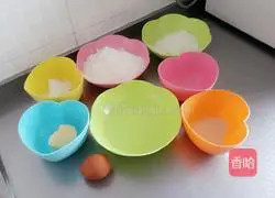 Illustration of how to make hamburger dough (hand kneading dough) 1