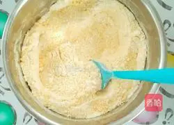 Illustration of how to make sugar-free cornmeal cake 1