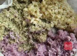 Illustration of how to make colorful glutinous rice balls 3