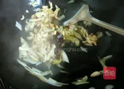Illustration of how to make chicken rice noodles 6