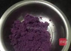 Illustration of how to make purple sweet potato rolls 3