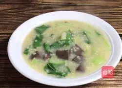 Illustration of how to make pig blood millet porridge 9