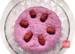 Illustration of how to make purple sweet potato cake 5