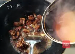 Illustration of how to make braised pork ribs with rice 6