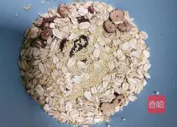 Illustration of how to make red date oatmeal and white fungus porridge 3