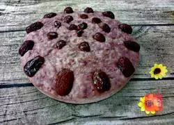 Illustration of how to make purple sweet potato cake 8