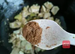 Illustration of how to make rice with sliced ​​meat and potatoes 8