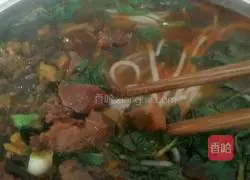 Illustration of how to make Yunnan rice noodles 7