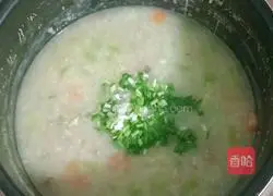 Illustration of how to make chicken and mushroom porridge 19