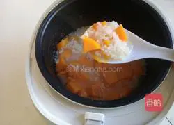 Illustration of how to make sweet potato porridge 8