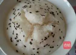 Flower rice cake.Illustration of how to make it 4