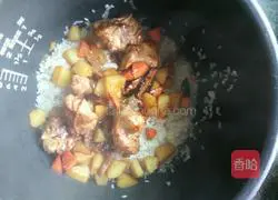 Illustration of how to make braised pork ribs with rice 5