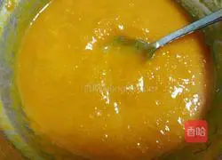 Pumpkin Hair Cake Illustration of how to do it 4