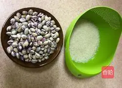 Illustration of how to make braised kidney bean rice 1