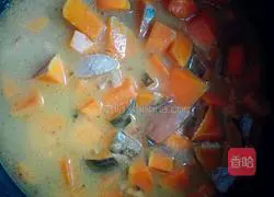 Illustration of how to make pumpkin rice 6