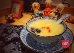 Illustration of how to make yam and millet porridge 8