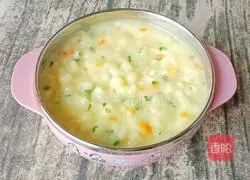 Illustration of how to make sweet pimple paste (baby food supplement) 12