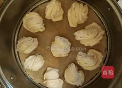 Illustration of how to make steamed Hanaki 15