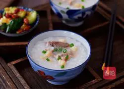 Illustration of how to make scallop and pork ribs porridge 11