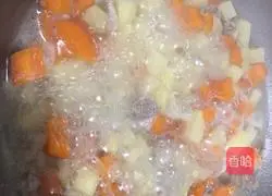 Illustration of how to make curry rice 7