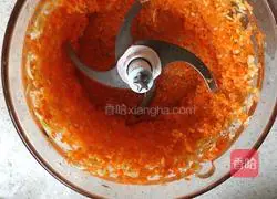 Illustration of how to make vegetable and meat floss rice balls 4