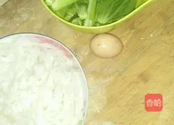 Illustration of how to make fried rice noodles 1