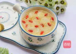 Illustration of how to make millet and yam porridge 10