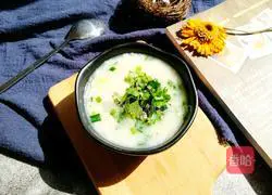 Illustration of how to make leek and clam seafood soup 13