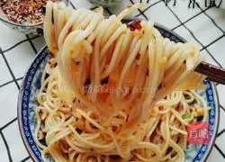 Illustration of how to make secret cold noodles 1