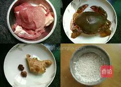 Illustration of how to make delicious crab porridge 1
