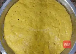 Pumpkin Illustration of how to make purple sweet potato cake 7