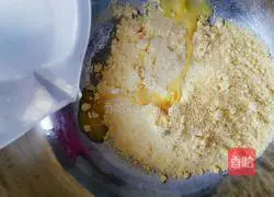 Poach Illustration of how to make flour corn cake 4