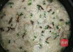 Illustration of how to make mushroom and lean meat porridge 7