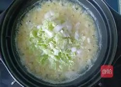 Illustration of two-meter cabbage casserole porridge 7