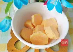 Illustration of how to make sweet potato nutritious rice cereal 2