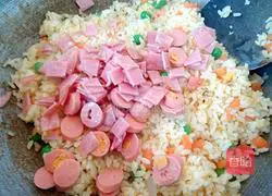 Illustration of how to make Bacon and Corn Sausage Baked Rice 11