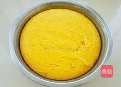 Illustration of how to make red date and pumpkin hair cake 10