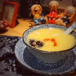 Yam and millet porridge