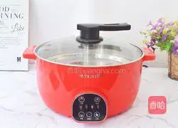 Black Illustration of how to make rice cheese and meat floss rice balls 4