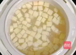 Sweet Walnuts Illustration of how to make porridge (baby food supplement) 7