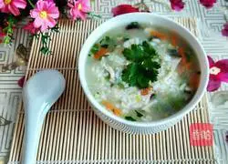 Illustration of how to make mushroom and lean meat porridge 8