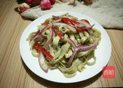 Spicy Mix Illustration of how to make spinach cold noodles 8