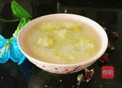 Illustration of how to make loofah and millet porridge 7