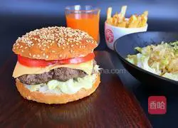 Classic American hamburger recipe 10